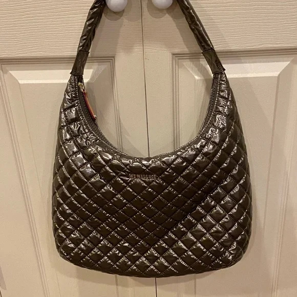MZ Wallace Metallic Quilted Shoulder Bag - Picture 5 of 5